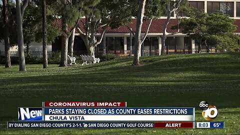 Chula Vista parks staying closed as county eases restrictions