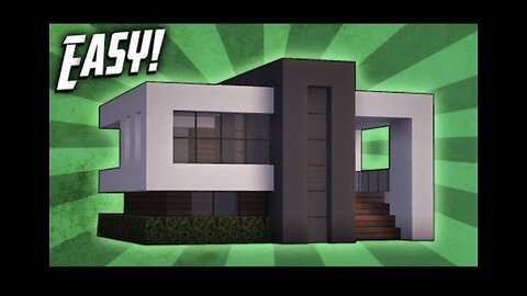 HOW TO BUILD A MODERN VILLA ON MINECRAFT IN 10MINS!