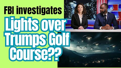 New Jersey 'lights in the sky' near Trump's golf course??