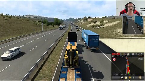 EURO TRUCK SIMULATOR 2 IBÉRIA DLC#24 CHEGADA A MADRID COM A RETROESCAVADORA