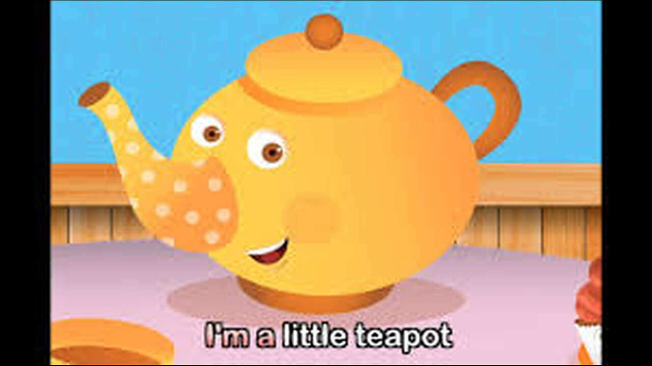 I'm A Little Teapot (with lyrics) - Nursery Rhymes