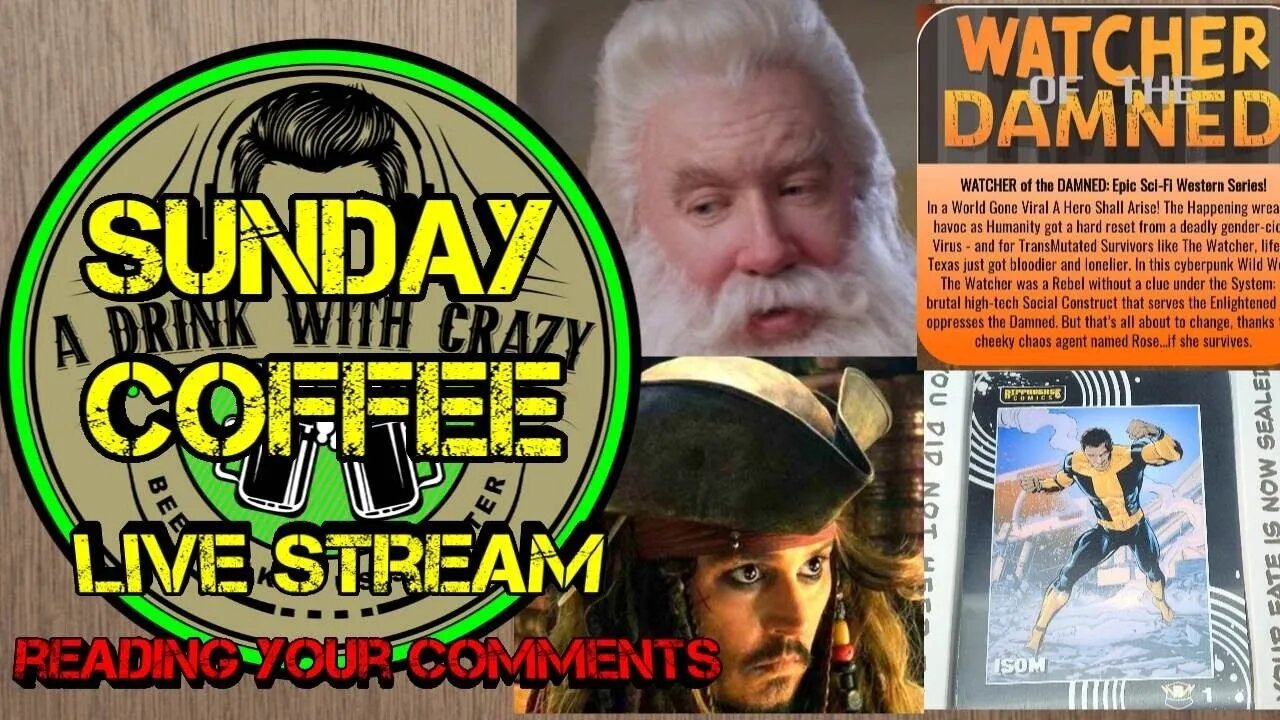 Sunday Coffee: Johnny Depp, Tim Allen, R. H. Snow, Rippaverse Cards