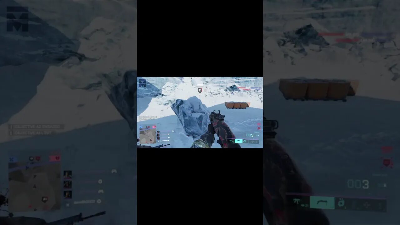 Battlefield 2042 #shorts Peak-A-Boo Super Slug Blasted! #muscles31