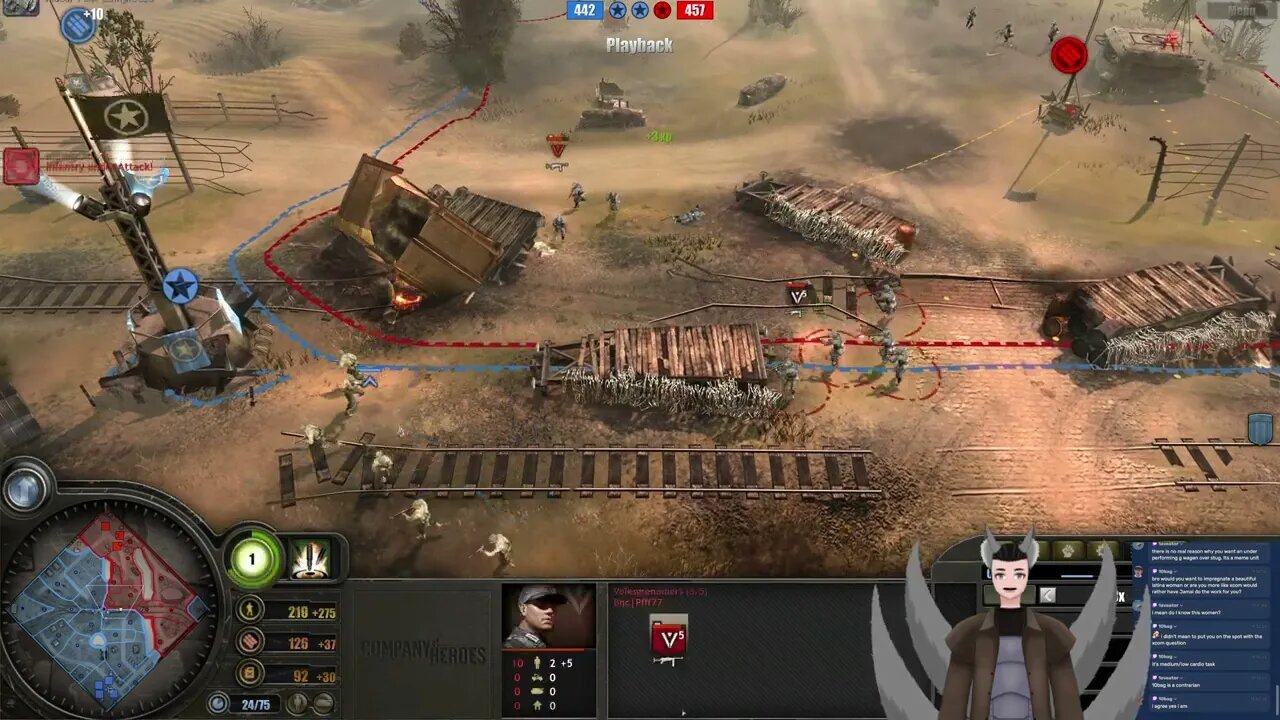 Pfff77 (Wehr) vs LePepsi (US) || Company of Heroes 1