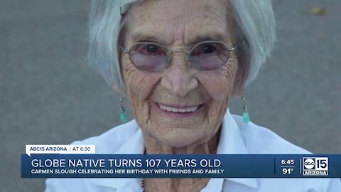 Arizona woman turns 107 years old