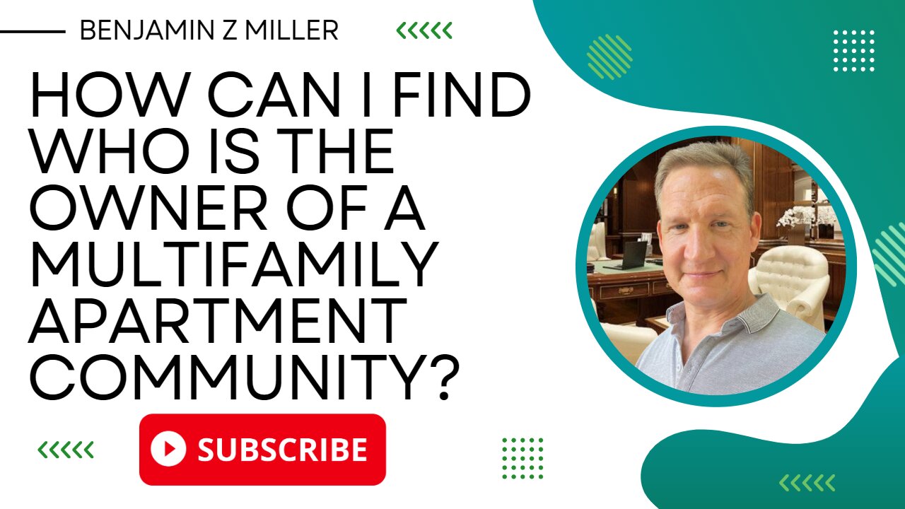 How can I find who is the owner of a multifamily apartment community?