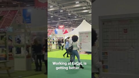 Working at ExCeL is getting better 😁