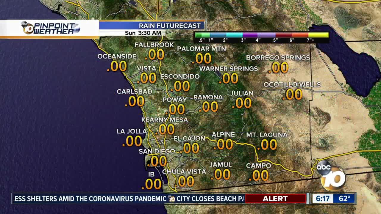 10news Weather with Meteolorologist Angelica Campos