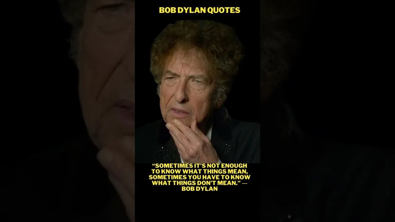 Bob Dylan Quotes that can change your Life. #shorts #quotes