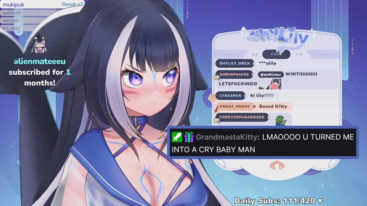 @Shylily Turned Her Mod Into A Crybaby @ TwtichCon? #vtuber #clips