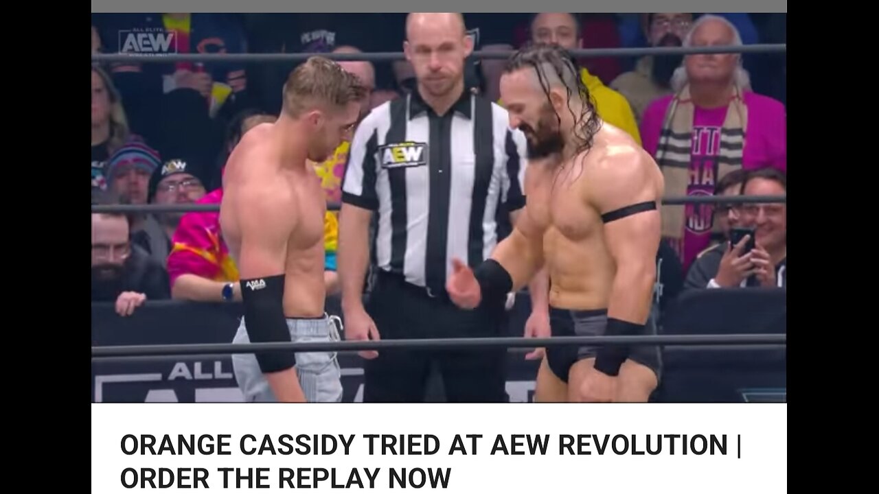 Orange Cassidy tried at new revolution order