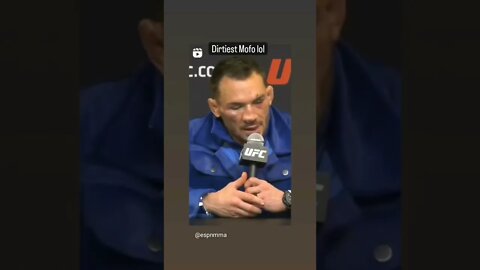UFC28! Michael Chandler Said i don't cheat. But Dustin says otherwise. #shorts
