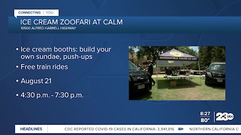 Ice cream Zoofari at CALM
