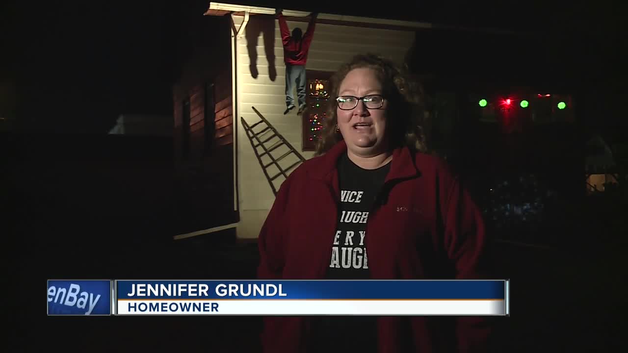 Someone called 911 after mistaking Christmas decorations for a real person