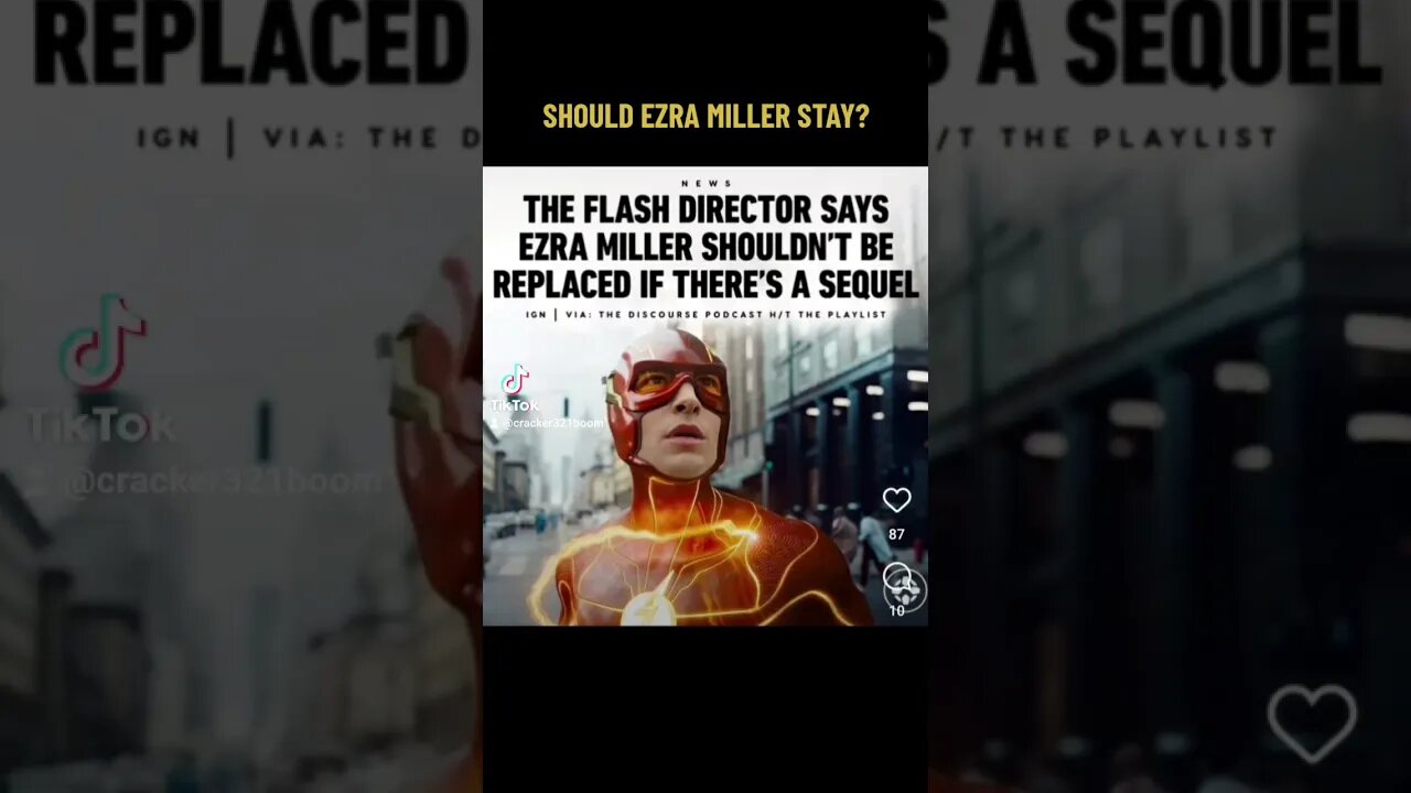 EZRA MILLER STAY IN DCU?