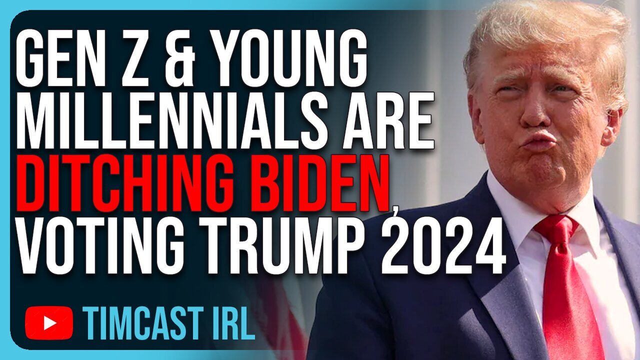 TimcastIRL | Gen Z & Young Millennials Are DITCHING Biden, Voting Trump 2024