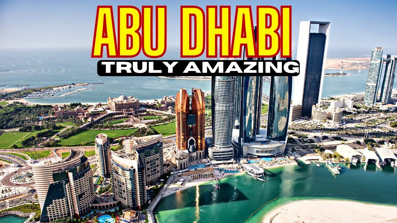 Epic Drone Flight Over Abu Dhabi: A Breathtaking View of UAE's Capital , تصوير جوي مدينة ابو ظبي