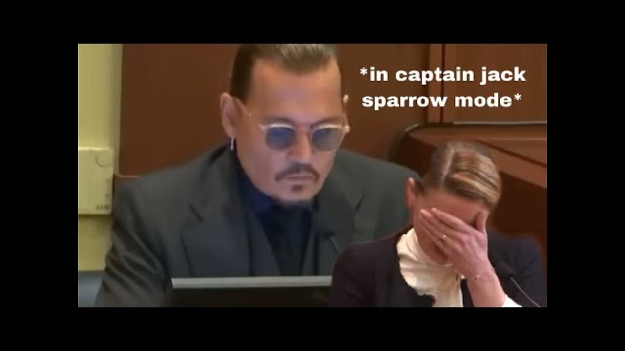 Johnny Depp's funniest moments in court💅😜