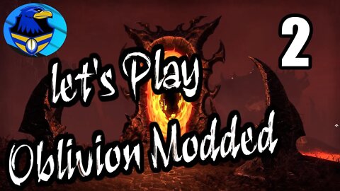 Let's Play Oblivion (Modded) Part 2 - A Watery Grave! | Falcopunch64