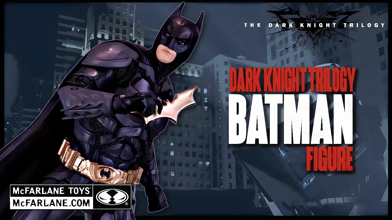 McFarlane Toys DC Multiverse Dark Knight Trilogy Batman Figure @TheReviewSpot