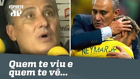 Em 2012, TITE ATACOU NEYMAR por CAI-CAI. Agora, o DEFENDE!