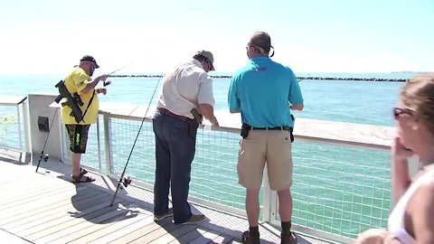 Group goes fishing with guns in Miami Beach to raise awareness about Florida open carry laws