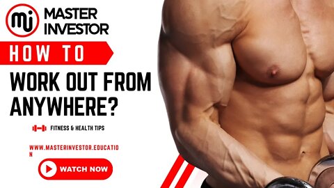 How to work out from anywhere? MASTER INVESTOR #shorts #gym #investing