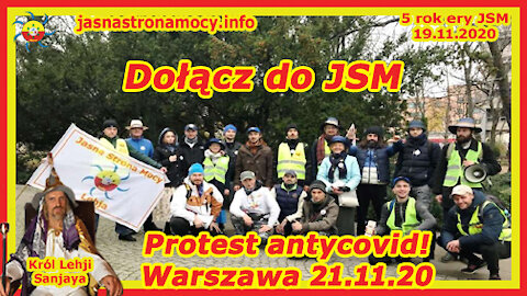 Dołącz do JSM - Protest antycovid Warszawa 21.11.20