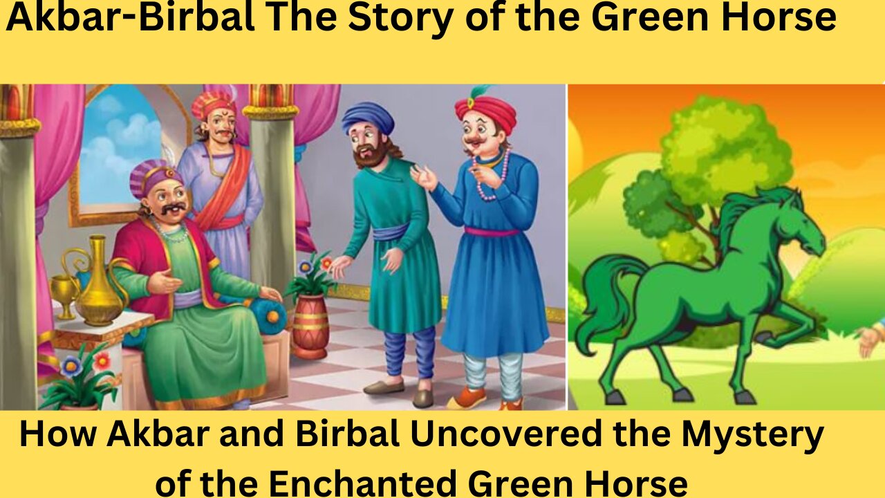 How Akbar and Birbal Uncovered the Mystery of the Enchanted Green Horse