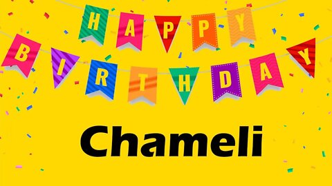 Happy Birthday to Chameli - Birthday Wish From Birthday Bash