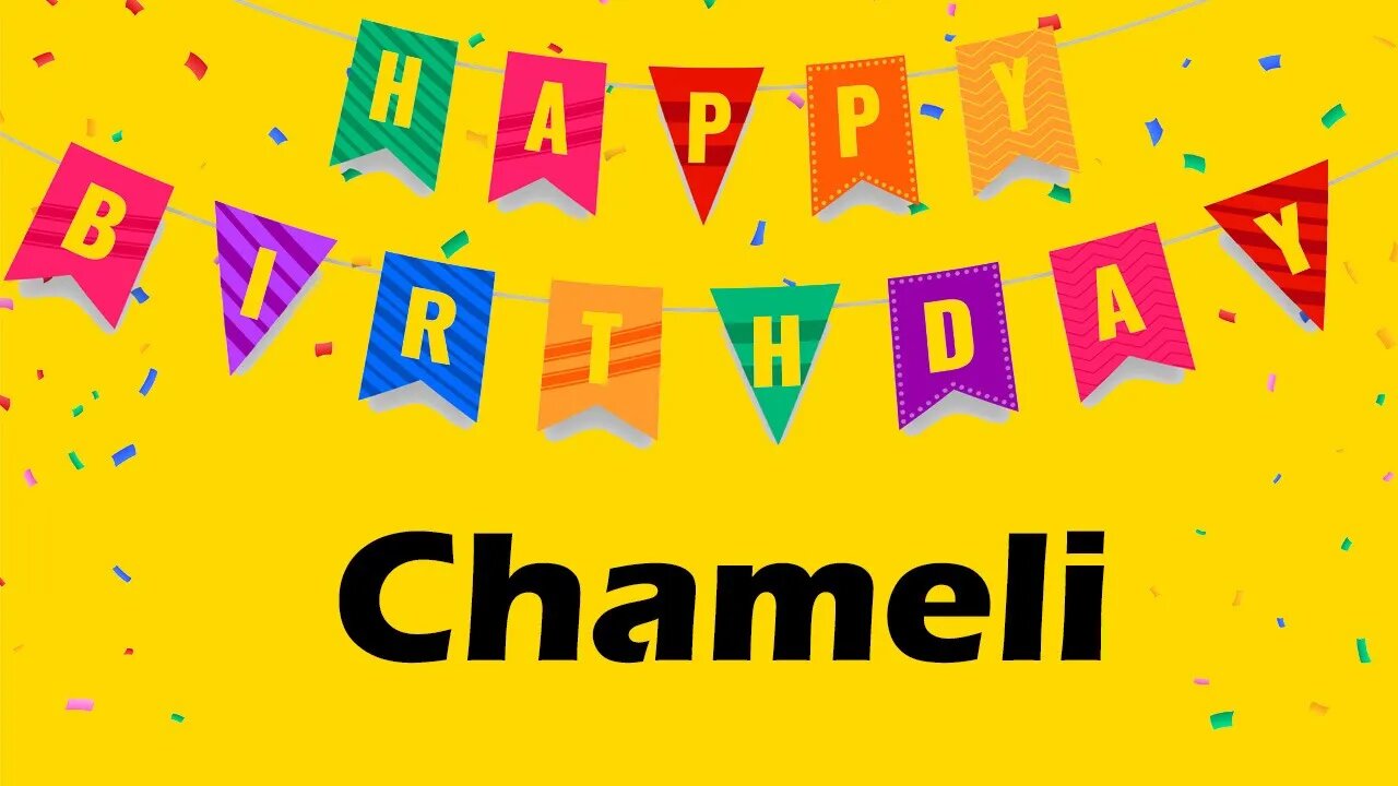 Happy Birthday to Chameli - Birthday Wish From Birthday Bash
