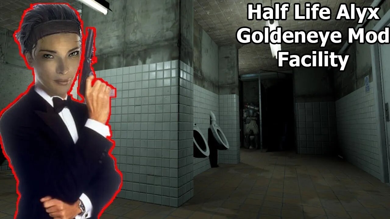 Goldeneye N64 VR Facility Mission in Half Life Alyx