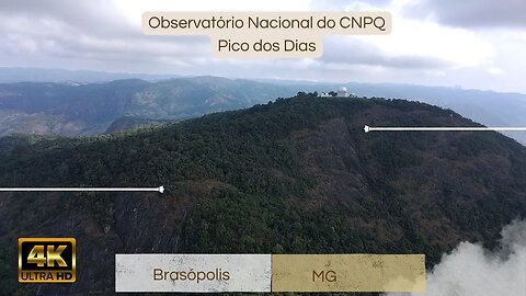 VOO EXPLORATÓRIO À 1864 METROS OBSERVATÓRIO NACIONAL CNPQ PICO DOS DIAS