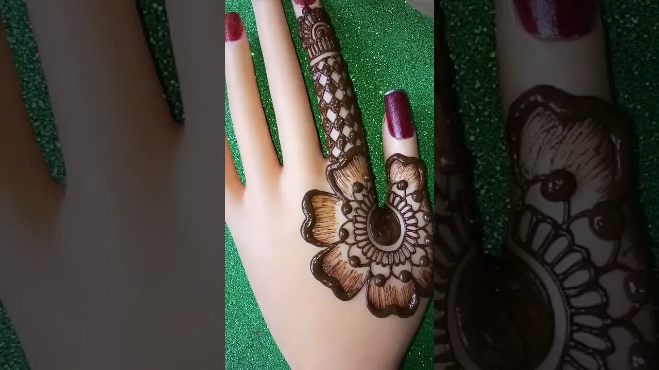 Simple stylish mehndi design easy mehndi design simple mehndi