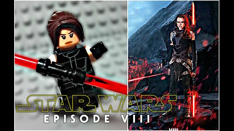 LEGO Star Wars Episode 8 The Last Jedi - Dark Side Rey Minifigure Review (2016)