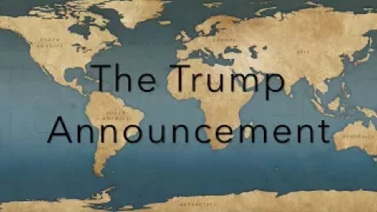 The Trump Announcement - PJ Hanley