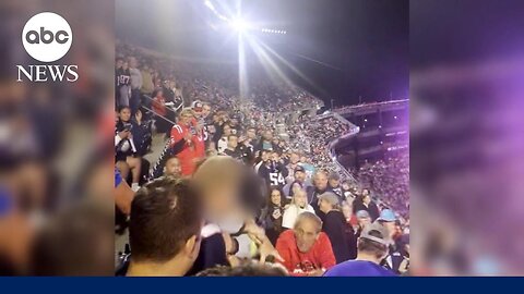 Violent confrontations play out among fans at football stadiums across the country | GMA