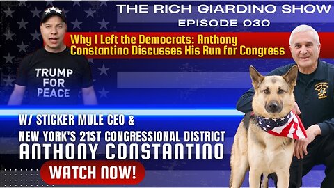 Why I Left the Democrats: Anthony Constantino Discusses His Run for Congress