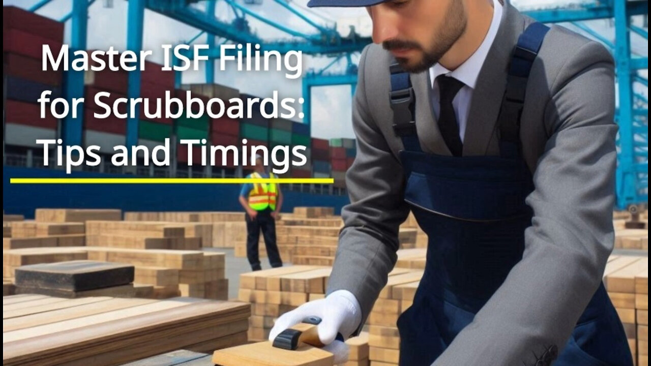 Mastering ISF: Filing Tips for Importing Scrub Boards