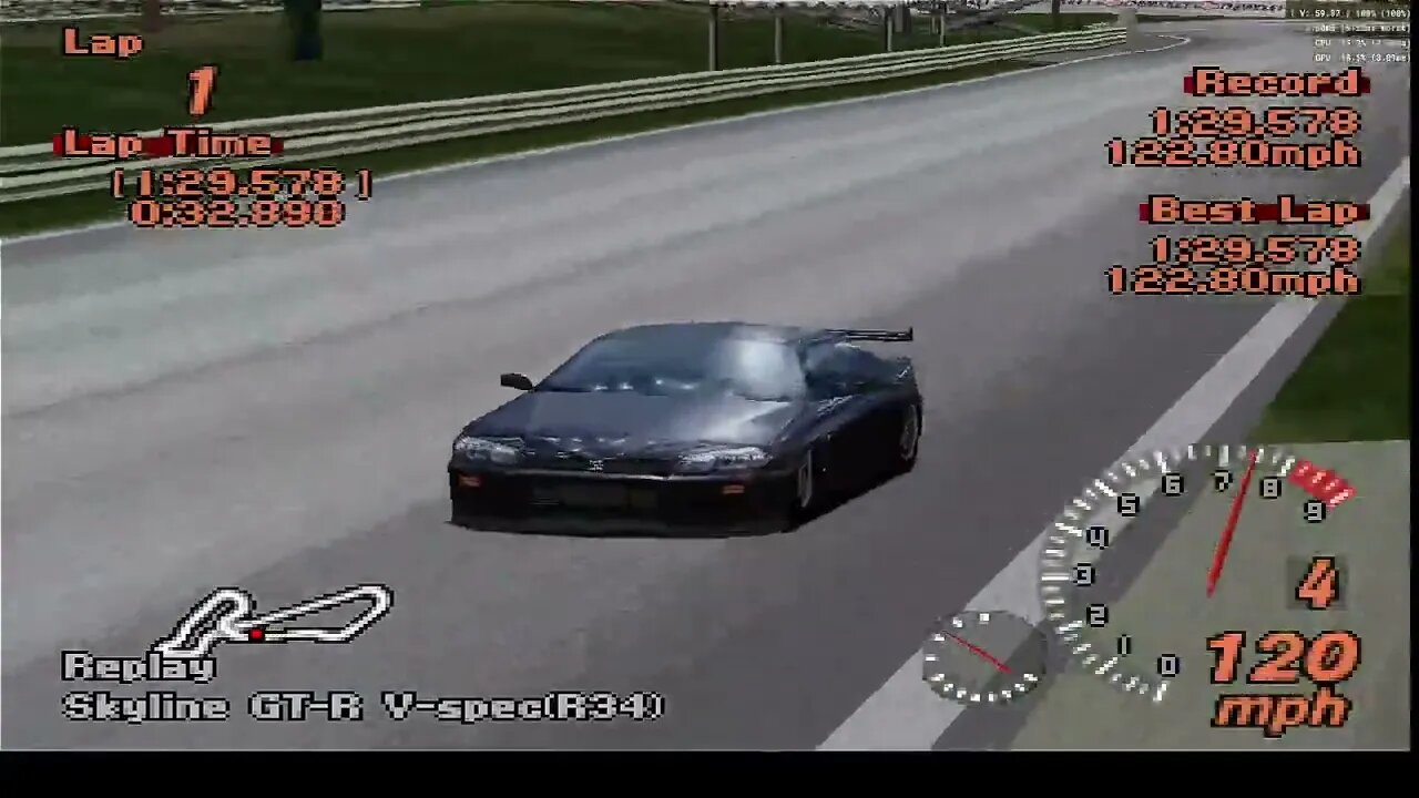 Gran Turismo 2 1- lap time trial 2