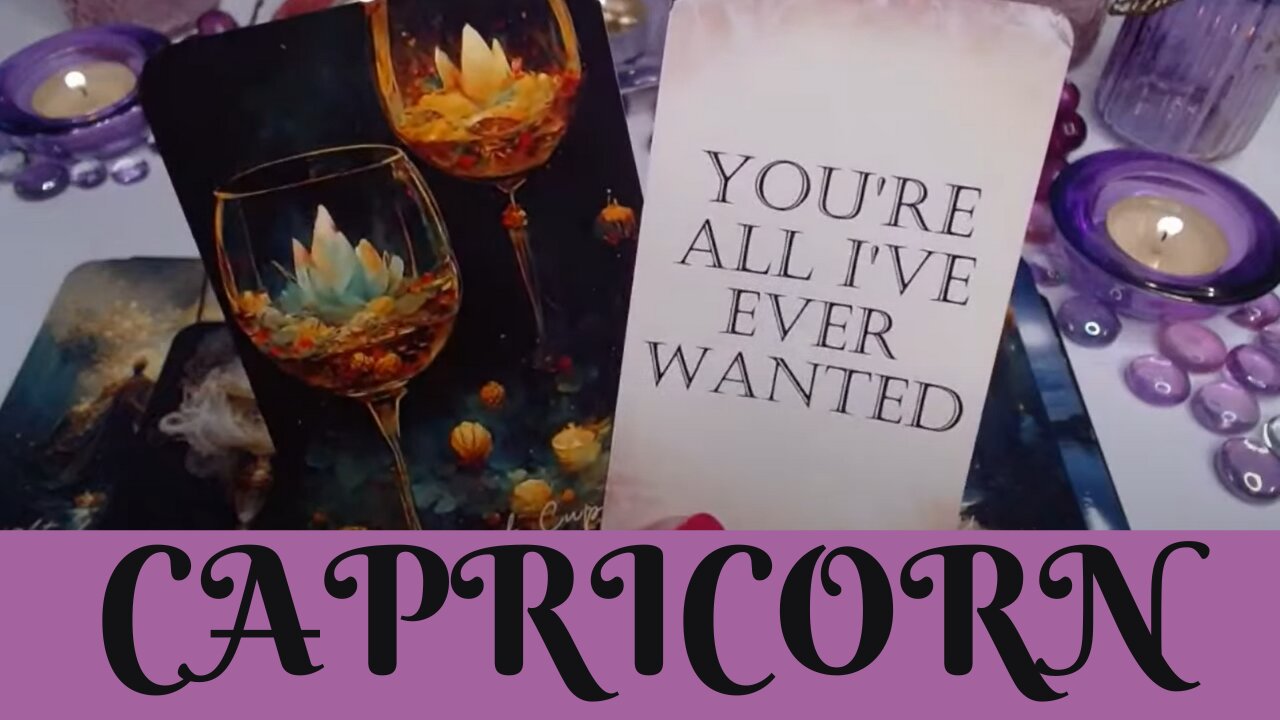 CAPRICORN♑💖YOU'RE MY EVERYTHING 🪄💓A GENTLER & KINDER LOVE ARRIVES💖CAPRICORN LOVE TAROT💝