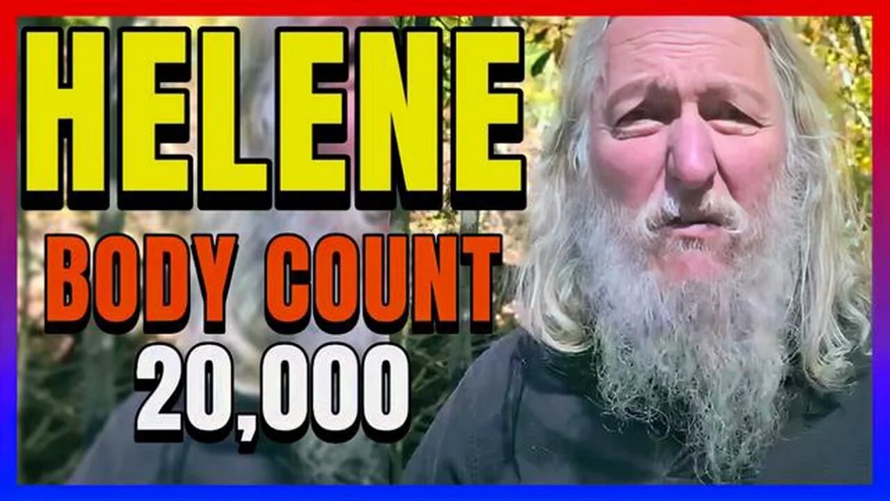 Hurricane Helene 7,000–20,000 Dead, The Media Is Incorrect! – Eustace Conway