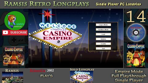 Hoyle Casino Empire | PC Game | 2002 | Casino #8 - Grand Hoyle | Episode #14 | Retro Longplay