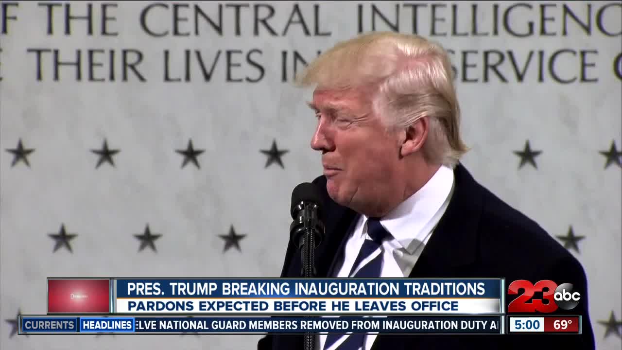 Many traditions expected to be broken on Inauguration Day