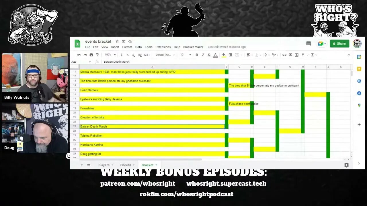 Bracket show #5