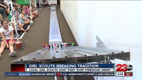 Local Girl Scouts breaking tradition and bonding with the men in their lives