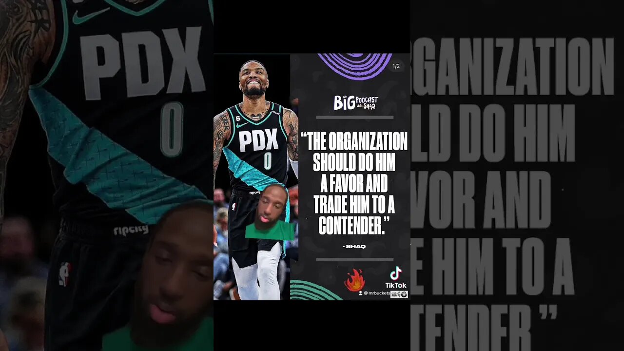 Should dame leave Portland ? #nba #sports #basketball #fypシ #tiktok #damianlillard