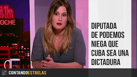 Diputada de Podemos niega que Cuba sea una dictadura