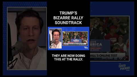 Trump's Cult-Like Rally Soundtrack #shorts