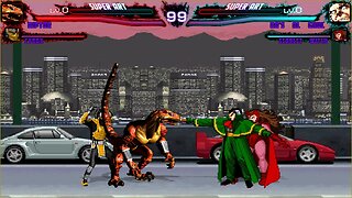 Mugen: Riptor/Cyrax vs Ra's al Ghul/Scarlet Witch